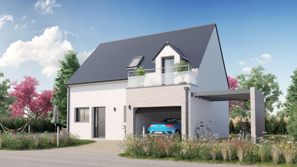Maison neuve à Saint-Jean-de-la-Ruelle avec 2 chambres sur terrain de 379m2 - image 1