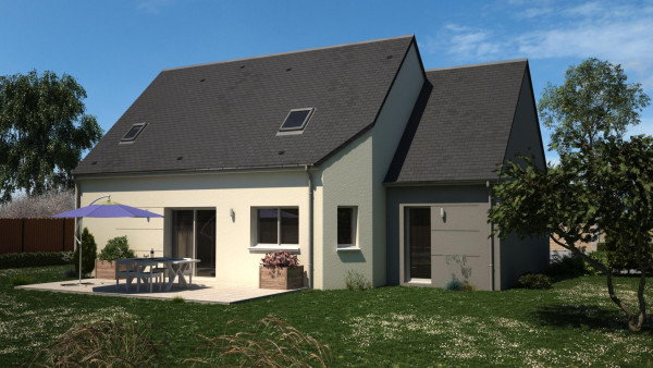 Maison neuve à Chasseneuil-du-Poitou avec 4 chambres sur terrain de 564m2 - image 1