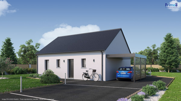 Maison neuve à Montrichard Val de Cher avec 2 chambres sur terrain de 652m2 - image 2