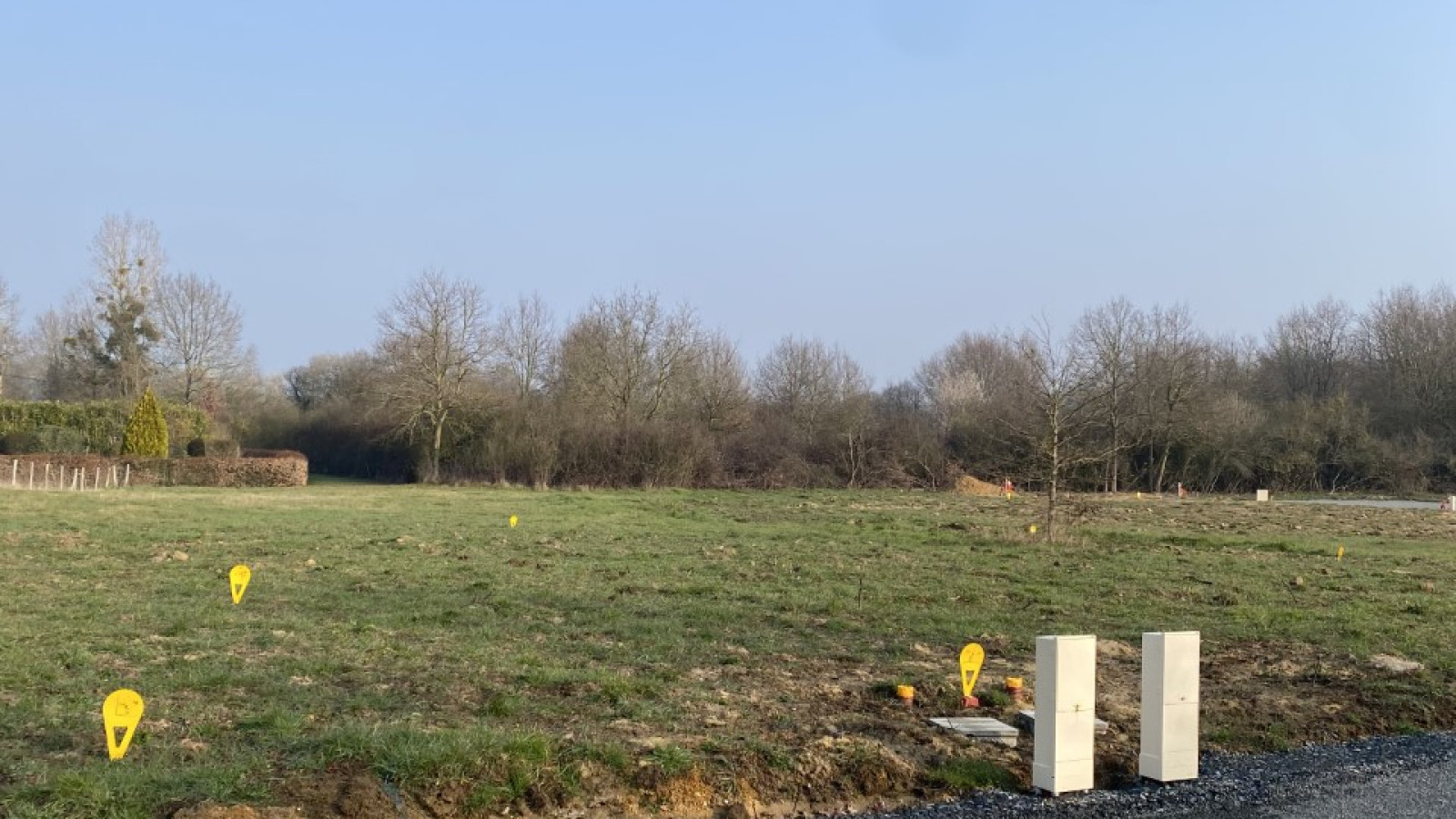 Terrain constructible de 579m2 à Mûrs-Erigné